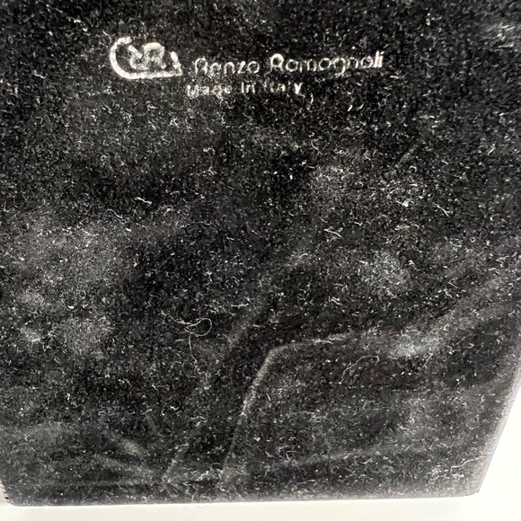 Renzo Romagnoli Black Crocco Leather Single Watch Wander Box RENZBO-045 - Picture 6 of 16